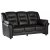 Lotas 3-seters sofa i sort PU COPY