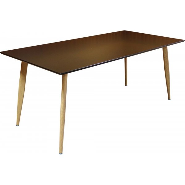 Bridge spisebord, 180 cm - Svart/eik