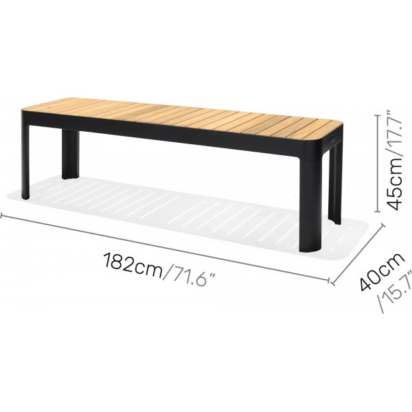 Portals spisegruppe 17 - Sort/teak