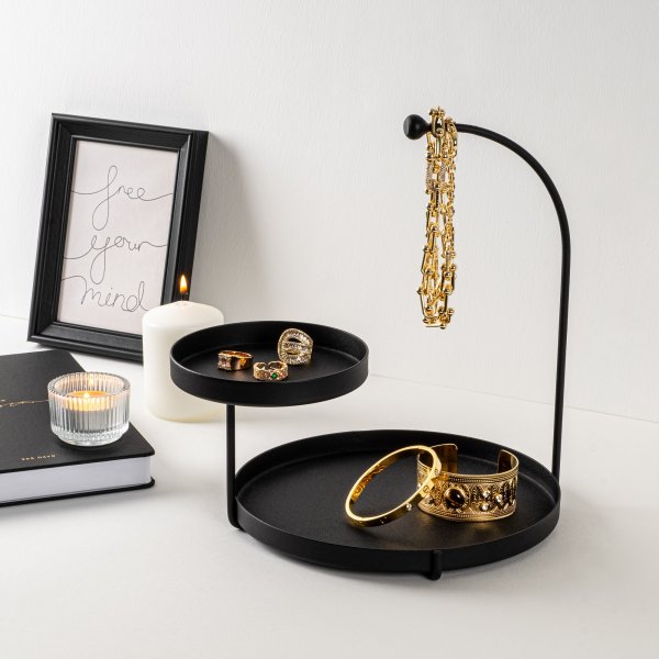 Knidos dekorativ tallerken - Svart Knidos dekorativ tallerken - Svart