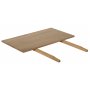 Dalars tilbygg bordplate 90x50 hvitoljet eik