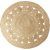 H�ndgjort Juteteppe - Juni sirkel 150 cm diameter