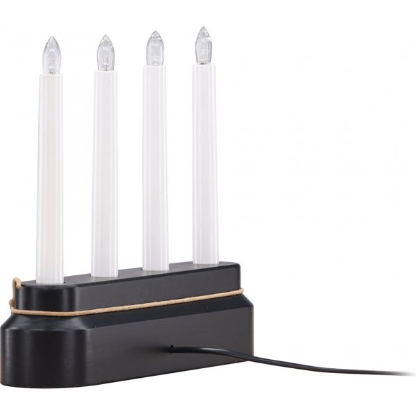 Näsfjället lysestake - Sort/Hvit Näsfjället lysestake - Sort/Hvit