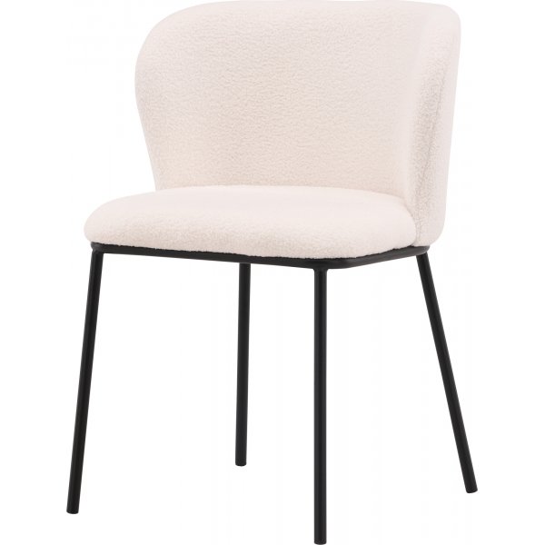 Edina spisestuestol - Sort/hvit Edina spisestuestol - Sort/hvit