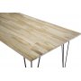 Spisebord Annelie 200 cm - Svart / Naturtre