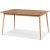 Alborg spisebord 140x90 cm - Natur