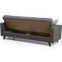 Polya 3-seters sovesofa - Mrkegr