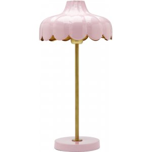 Wells bordlampe - Rosa/gull - 50 cm