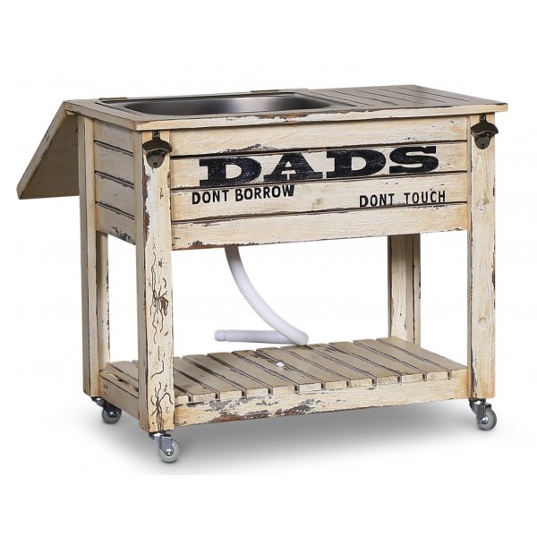 Serveringsvogn med vask - Tre