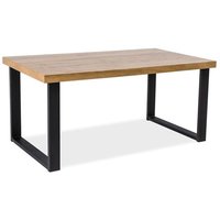 Spisebord Aubrianna 150 cm - Sort/eik Spisebord Aubrianna 150 cm - Sort/eik