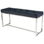 Seabrook benk - Sort/krom + Flekkfjerner for mbler