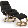 Lanzer massasjestol med fotskammel - Svart + Møbelrengjøring Lanzer massasjestol med fotskammel - Svart + Møbelrengjøring