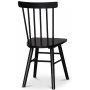 Sintorp spisegruppe, rundt spisebord 115 cm inkludert 4 stk. svarte Orust pinnestoler  Brun marmor (Laminat) + Flekkfjerner for mbler