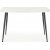 Marco spisebord 120 x 70 cm - Hvit marmor/svart