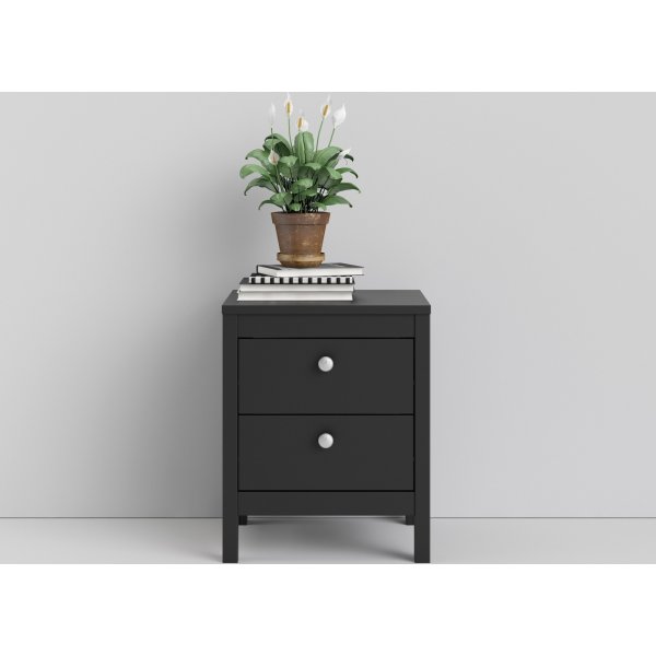 Madrid nattbord - Svart