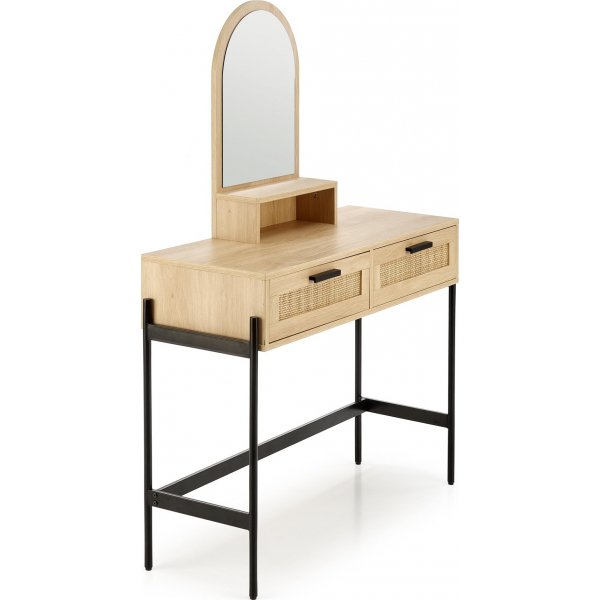 Carmen toalettbord 104 x 35 cm - Beige/svart Carmen toalettbord 104 x 35 cm - Beige/svart