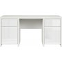 Caspian skrivebord 160 x 65 cm - Blank hvit
