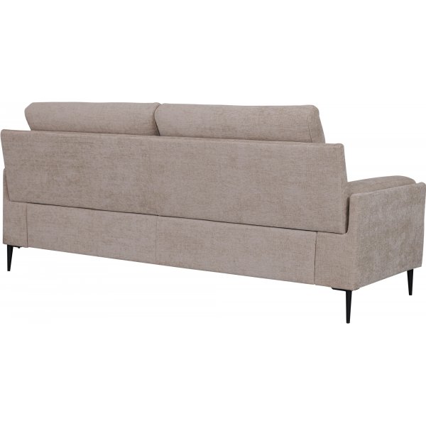 Amsterdam sofa 3-seter beige 208 cm + Mbelftter