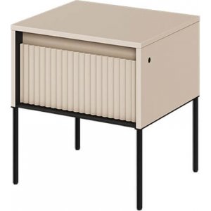 Trend nattbord - Beige/svart