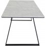 Spisebord Duffy 200 cm - Svart / Hvit Marmor