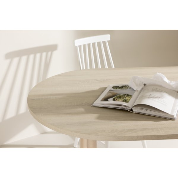 Andy spisebord 180 x 90 cm - Whitewash Andy spisebord 180 x 90 cm - Whitewash