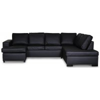 Solna U-sofa D3A - Bonded Leather