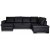Solna U-sofa D3A - Bonded Leather + Mbelpleiesett for tekstiler