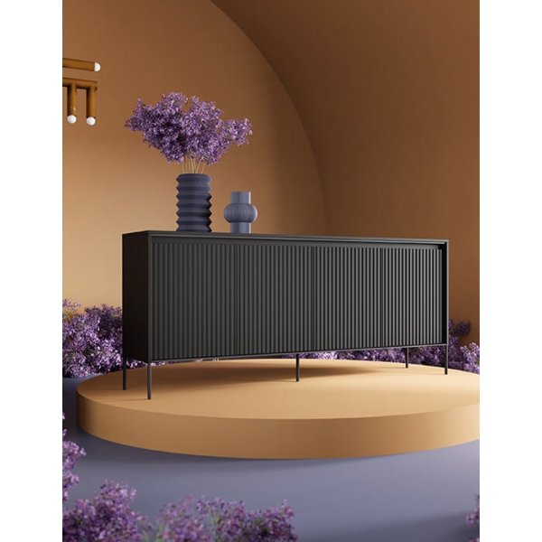 Trend skjenk B193 cm - Sort