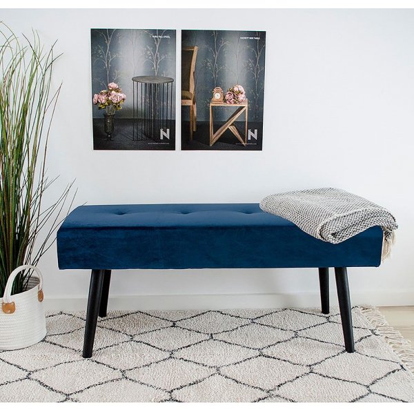 Skiby Benk - Mørk Blå/Svart Skiby Benk - Mørk Blå/Svart