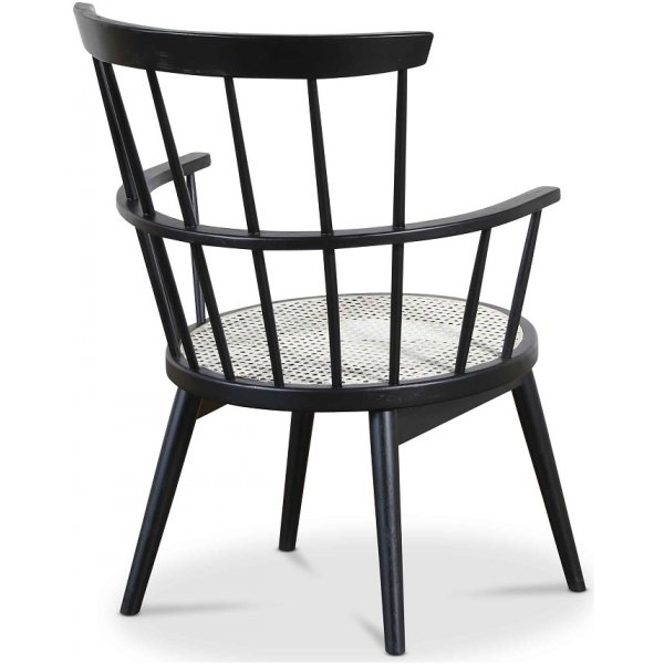 Salongstol Scoop - Svart / Rotting Salongstol Scoop - Svart / Rotting