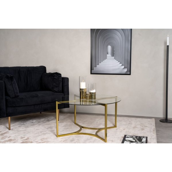 Algustorp salongbord - Glass/messing Algustorp salongbord - Glass/messing