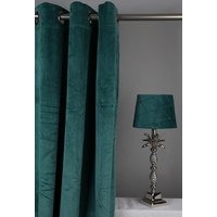 Velvet Gardinpar 240x140 cm - Grønn Velvet Gardinpar 240x140 cm - Grønn