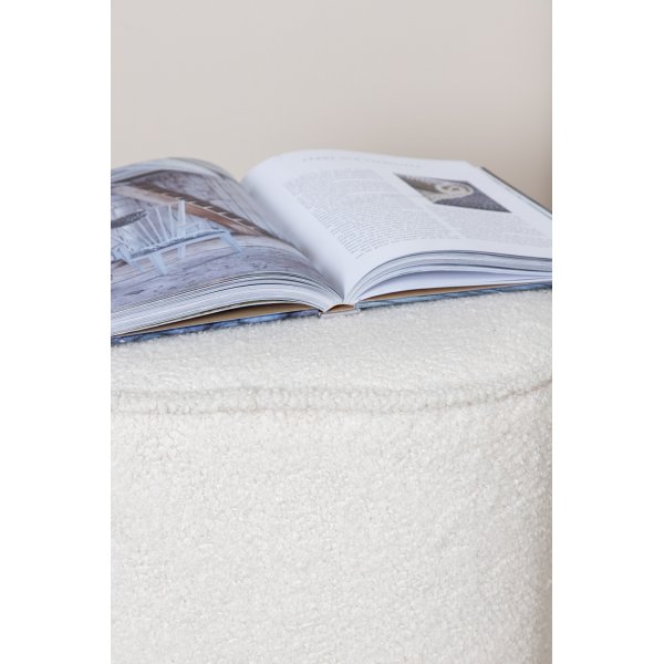 Chip sittepuff - Hvit teddy Chip sittepuff - Hvit teddy