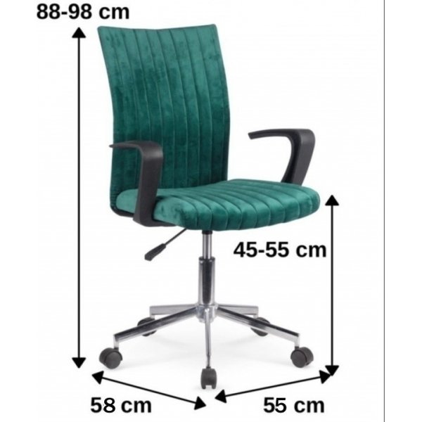 Otto kontorstol - Mørk grønn Otto kontorstol - Mørk grønn
