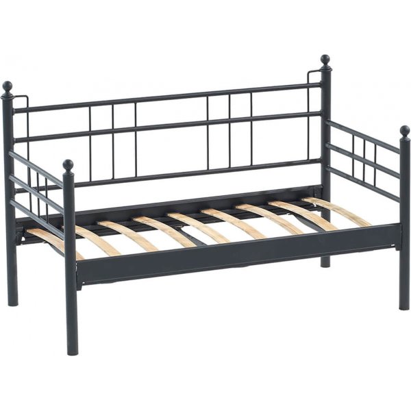 Manyas 2-seters utesofa - Svart/antrasitt + M�belrengj�ring