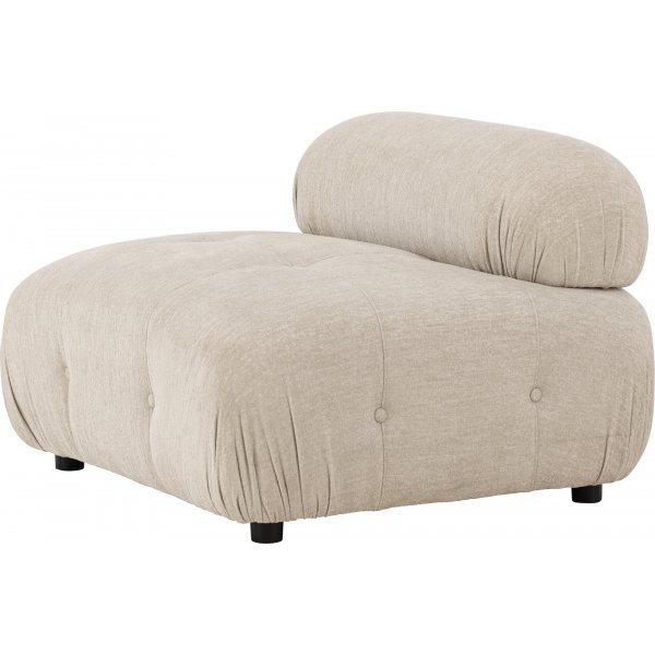 Mika sofamodul - Beige/Krom Mika sofamodul - Beige/Krom