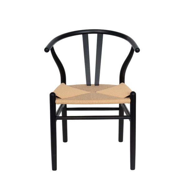 Astrid uttrekkbart spisebord Ø140-180 cm i svartbeiset eik med 4 Brandon lenestoler i svart med tausete Astrid uttrekkbart spisebord Ø140-180 cm i svartbeiset eik med 4 Brandon lenestoler i svart med tausete