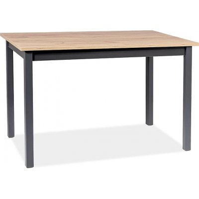 Horacy spisebord, 100-140 cm - Eik/svart