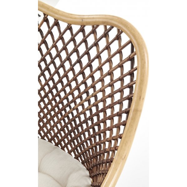 Brody utestol - Rotting/svart + Tekstilpleie for m�bler