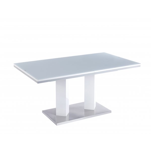 Colombia spisebord uttrekkbart 160-200 cm - Hvit