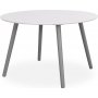 Rosvik rundt spisebord 120 cm - Hvit/gr