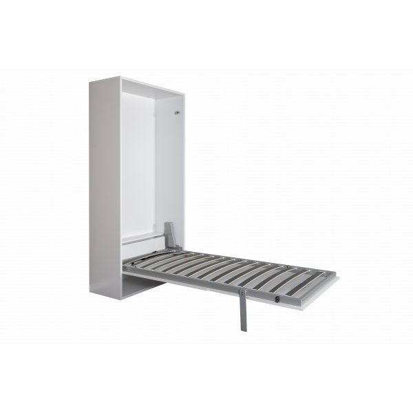 Veggseng 140200 cm vertikal - Hvit - Compact Living