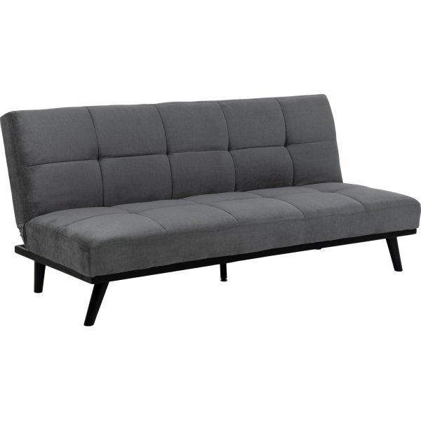 Enna 2,5-seters sovesofa - Gr/svart