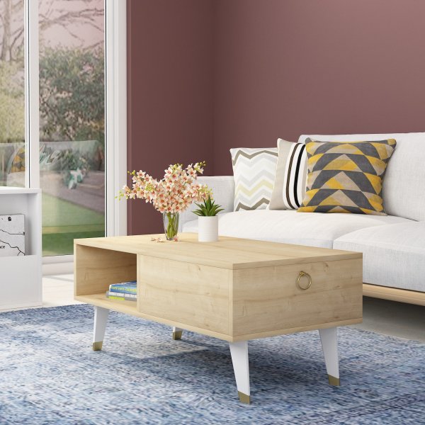 Delux salongbord 90 x 45 cm - Safir