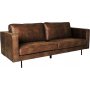 Balbus 3-seter sofa - Mrkbrun