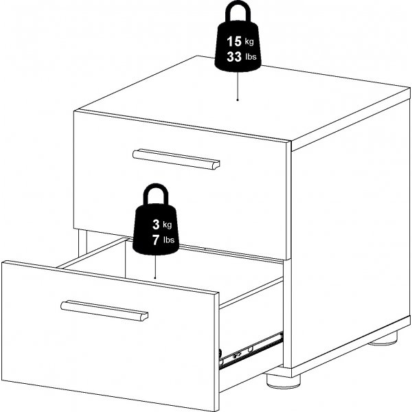 Pepe nattbord - Trøffel Pepe nattbord - Trøffel