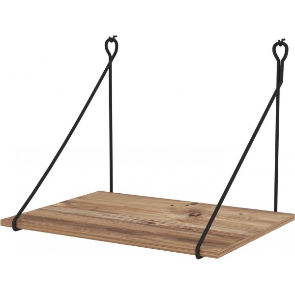 Tura skrivebordshylle - Valnøtt/svart Tura skrivebordshylle - Valnøtt/svart