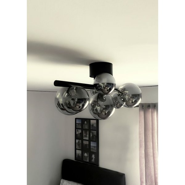 Plafond Molekyl - Svart/røykgrå Plafond Molekyl - Svart/røykgrå