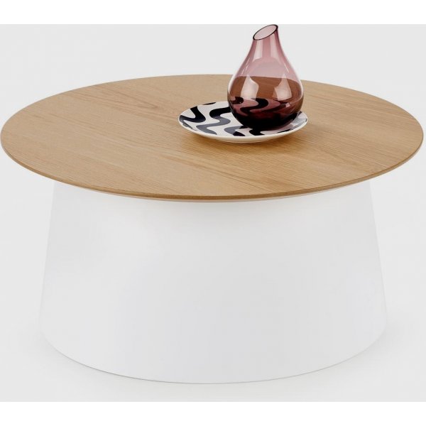 Saranda salongbord Ø69 cm - Hvit Saranda salongbord Ø69 cm - Hvit