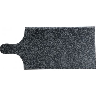 Marmor skjærebrett 40 x 18 cm - Grå/svart